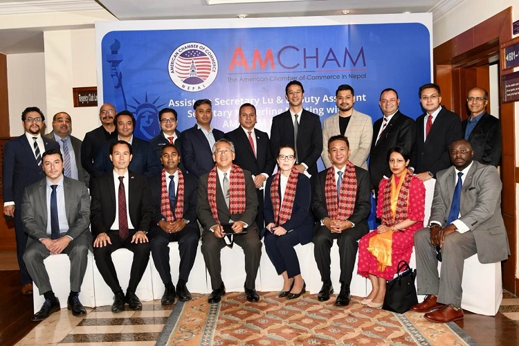 Amcham Nepal group photo